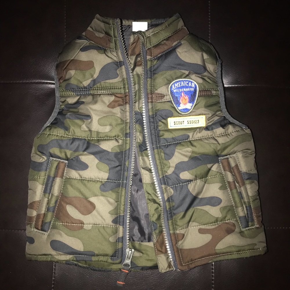 Carter's Boys Camo Puffer Vest 18M